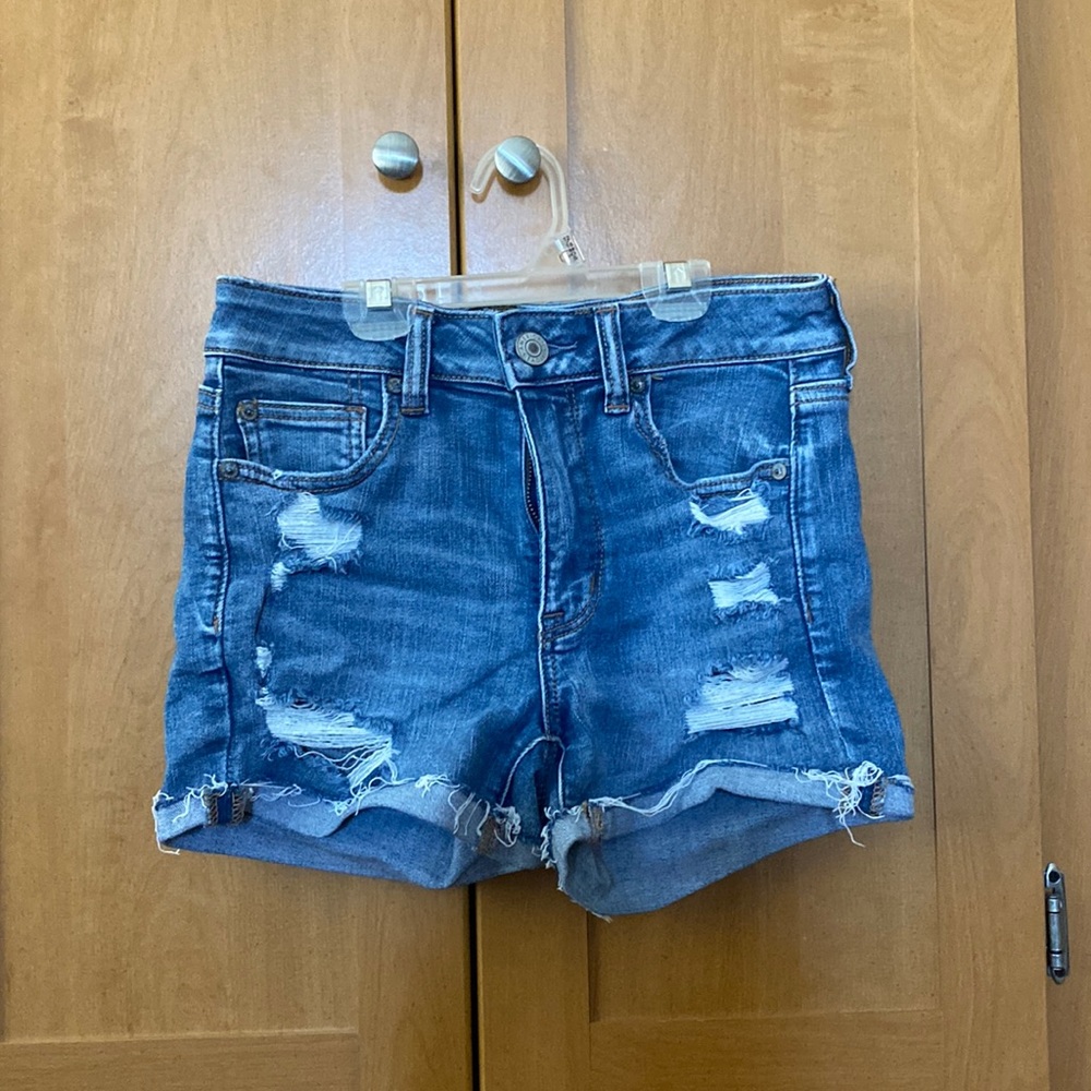 Denim shorts